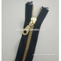 garment bags accessories gold metal zippers for wholesale